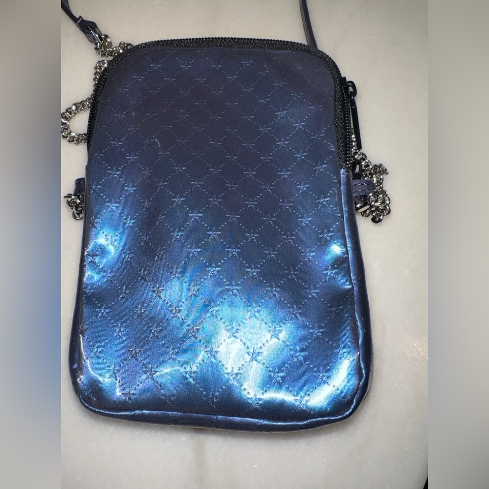 Rebel athletic cross body purple purse embossed - Picture 3 of 5